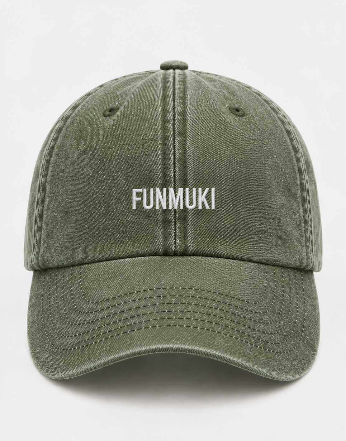 Funmuki-keps Vintage Olive