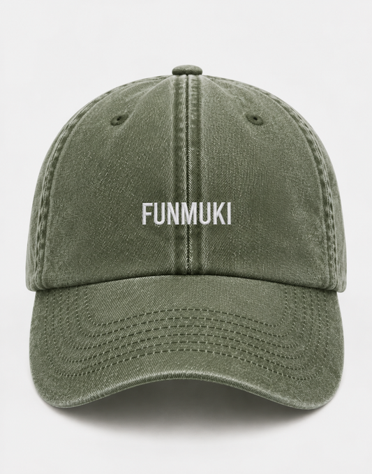 Funmuki-keps Vintage Olive